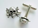 Skull and crossbones cufflinks by classic cufflinks
