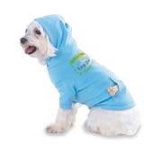 National Large Penis Champion Hooded (Hoody) T-Shirt with pocket for your Dog or Cat Large Lt Blue