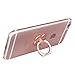 Creaker Zinc Alloy & PC Cell Phone Ring Stand & Holder for iPhone & Android Mobile Phones/ iPad/ iPod/ Tablet (Rose Gold)