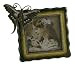 Butterfly Green Jeweled Picture Frame 1493A