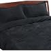 Microsuede Full/Queen Duvet Set, Black Image