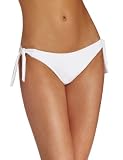 Calvin Klein Women's Solid Tie Side Full Classic Swimsuit Bottom, Ck White, Small