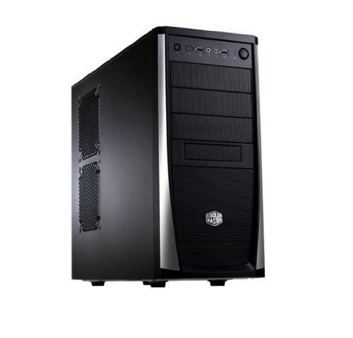 Cooler Master RC-371-KKN1 Elite Midi Tower PC Case Black and Silver