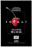 MCS Plastic Format Frame for a 11" x 17" Photograph, Color; Black