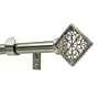 Levolor Madison Rod Set, Satin Nickel, 1-Inch Diameter, 66 to 120-Inch Width