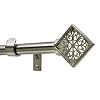 Levolor Madison Rod Set, Satin Nickel, 1-Inch Diameter, 66 to 120-Inch Width