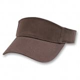 Blank Brown Adjustable Visor