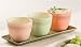 Rosebud Ironstone Bowls and Trays