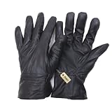 Gants en cuir véritable pour hommes (peaux dovins)