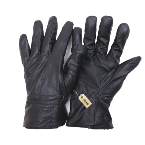 FLOSO® Mens Genuine Leather Gloves