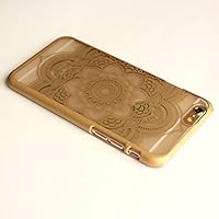 iPhone 6 Case,LUOLNH Gold Henna Full Mandala Floral Dream Catcher Matte Hard Clear Case Cover for Apple Iphone6 4.7 inch Screen by LUOLNH