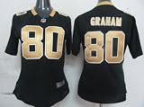 Nike NFL New Orleans Saints #80 Jimmy Graham Black Women Jerseys Size 50l