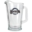Milwaukee Brewers 60oz Glass Pitcher - Primary Logo MLB Baseball
