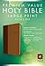 Premium Value Slimline Bible Large Print NLT, TuTone (LeatherLike, Brown/Tan)