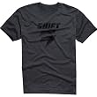 Shift Racing Locked Up Premium Men's Short-Sleeve Fashion Shirt - Heather Black
