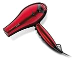 Andis 80435 Tourmaline Ionic/ceramic High Velocity Hair Dryer, Red