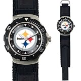 Pittsburgh Steelers Game Time Agent Velcro Mens NFL Watch