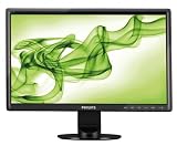 Philips 223E1SB 22 inch Wide LCD 1080p VGA Monitor - Black
