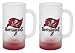 Tampa Bay Buccaneers Frosted Mug (16-Ounce, Set of 2)