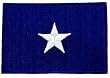 Bonnie Blue Flag Embroidered Patch Texas Star Confederate Iron-On Civil War Military Emblem