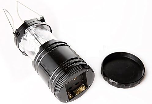 UPHA Ultra Bright Led Lantern,Camping Lantern, Water Proof, Portable ,Suitable for Hiking,Emergencies, Hurricanes, Outages, LED Lantern, Black& Grey