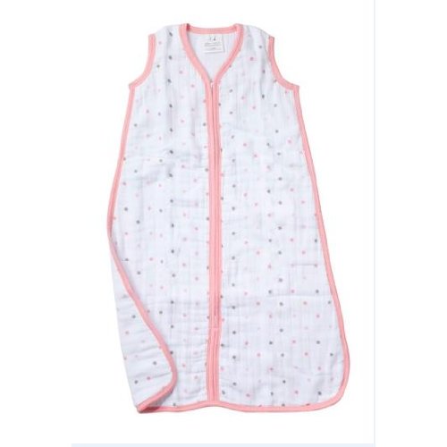 Aden by aden + anais Muslin Cozy Sleeping Bag, Oh Girl, Medium