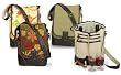 Contemporary Wine & Beverage Insulated 2 Bottle Carrier Tote Bag - Cream