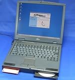 富士通FMV Lifebook 6000NU/L P3/750Mhz,14.1TFT,メモリ128M,10G DVD・少し痛み ラッチフック破損 中古ノートパソコン リサイクルPC(家電/エレクトロニクス)