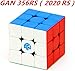 CuberSpeed Gan 356 RS 3x3 stickerelss Magic Cube GAN 356 R S 3x3x3 Speed Cube Puzzle (356RS Version)