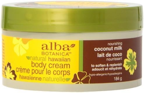 Avalon Alba Botanica Organic Coconut Milk Body Cream 180g by Kinetic Enterprises Ltd (English Manual)
