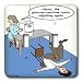 Rich Diesslins Funny General - Editorial Cartoons - Eye Doctor - Glaucoma Test - Light Switch Covers - double toggle switch