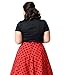 HI GIRL Women's Plus Size 50s Vintage Rockabilly Retro Party Swing Cocktail Dress