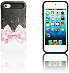 iPhone 5 TPU case UV print pink color Ribbon free Screen Protector free Screen Protector