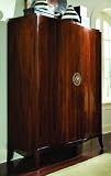 591-272 Bob Mackie Home Signature Serpentine TV/Wardrobe Armoire