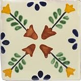 Mexican Tile - 4x4 Flecha Talavera