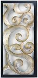 Handcrafted Swirls Antique Silver and Gold Wall Decor