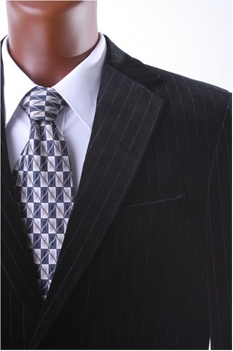 Men's Single Breasted 2 Button Black Pinstripe 100% Cotton Velvet Sport Coat, Center Vent, New For The Season!