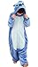 Tonwhar Kids Stitch Kigurumi Pajamas Children's Unisex Cosplay Costume Onesie (115(height:49.2