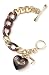 New Juicy Couture Tortoise Shell Link Starter Charm Bracelet