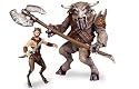 The Chronicles of Narnia 2-Pack Faun Mentius and Minotaur Asterius