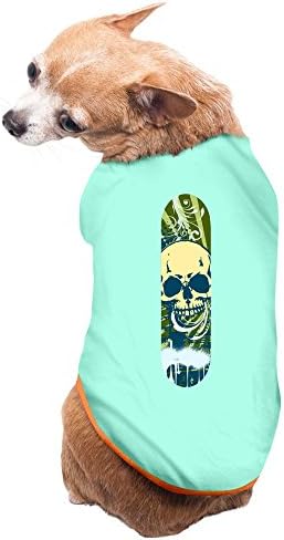NIKEDOG Terrible Skeleton Small Dog Vest Pet Clothes SkyBlue