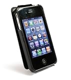 Apocalypse Tuff-Grip (antenna assist) case cover for Apple iPhone 4G / 4 / 4S - Black - Bladewing