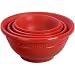 Le Creuset 4 Set Silicone Prep Bowls ( Cherry )