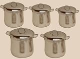 10pc Stainless Steel Stock Pots Cookware Set