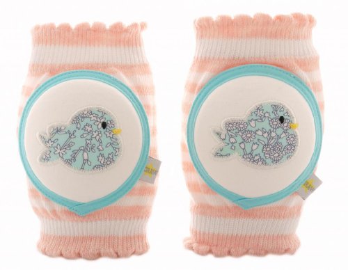 Crawlings Girl's Birdy Knee Pads