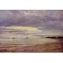 Johann Jakob Gensler (Beach at Blankenese) Art Poster Print - 11x17