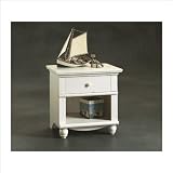 Sauder Harbor View Night Stand in Antique White