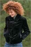 Women's Sheared Mink Coat with Grooved Trim