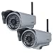 Foscam FI8904W Outdoor Wireless/Wired IP Camera with - 2 Pack