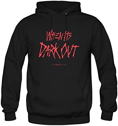 G Eazy When Its Dark Out Mens hoodies by JLIUU M Black